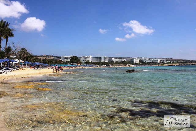 Ayia Napa plaża Pantachou Beach Cypr