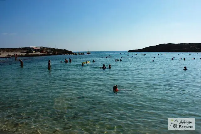 Ayia Napa plaża Vathia Gonia Cypr