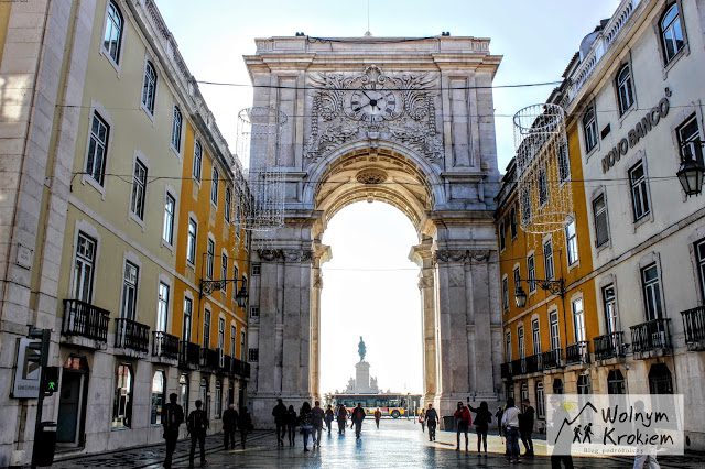 Łuk triumfalny w Lizbonie Arco da Rua Augusta