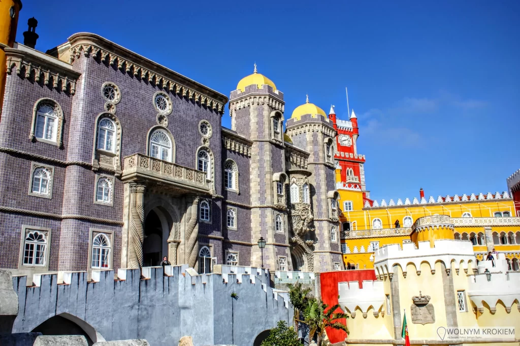 Malowniczy Pałac Pena w Sintrze