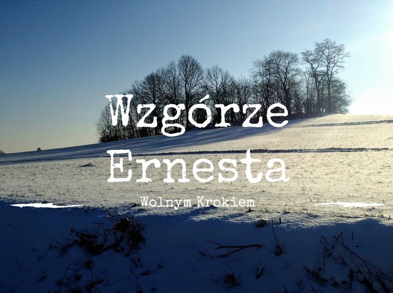 Górzno - Wzgórze Ernesta zimą - Korona Sudetów Polskich