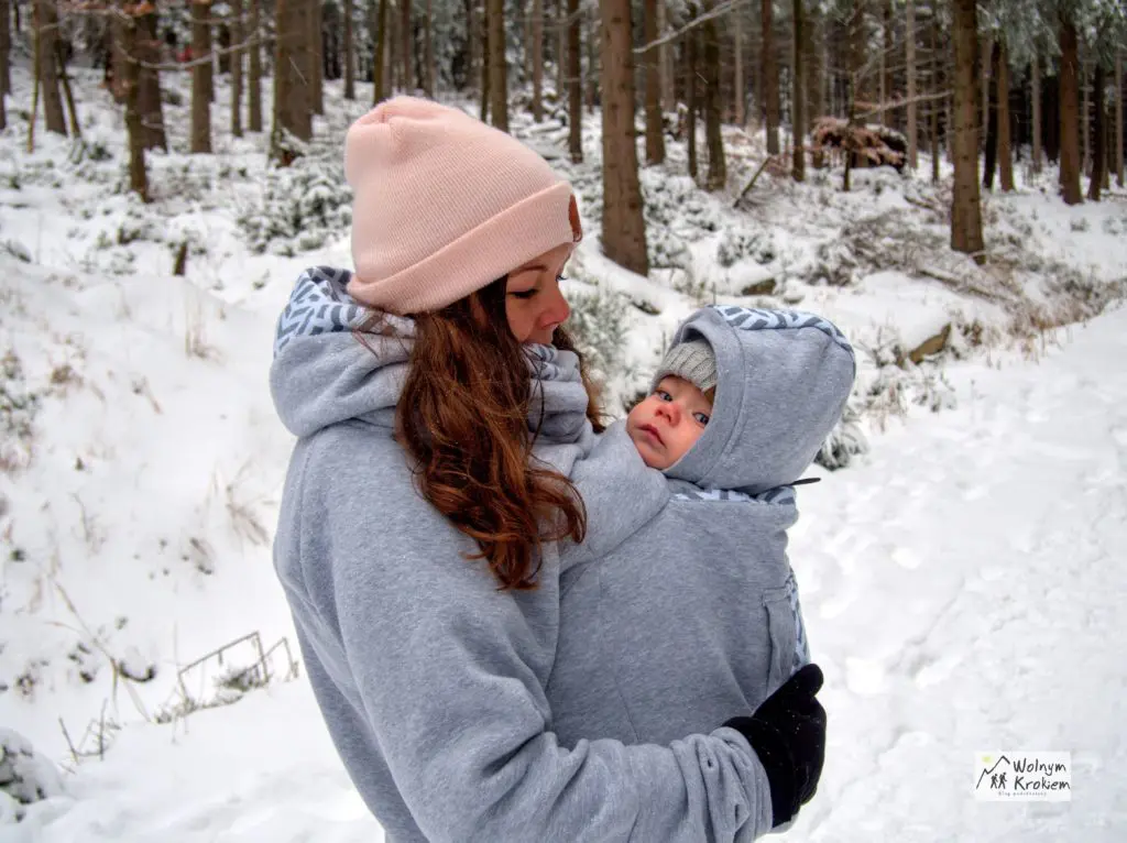 Karpacz - Wejście zimowe na Strzechę Akademicką z niemowlakiem