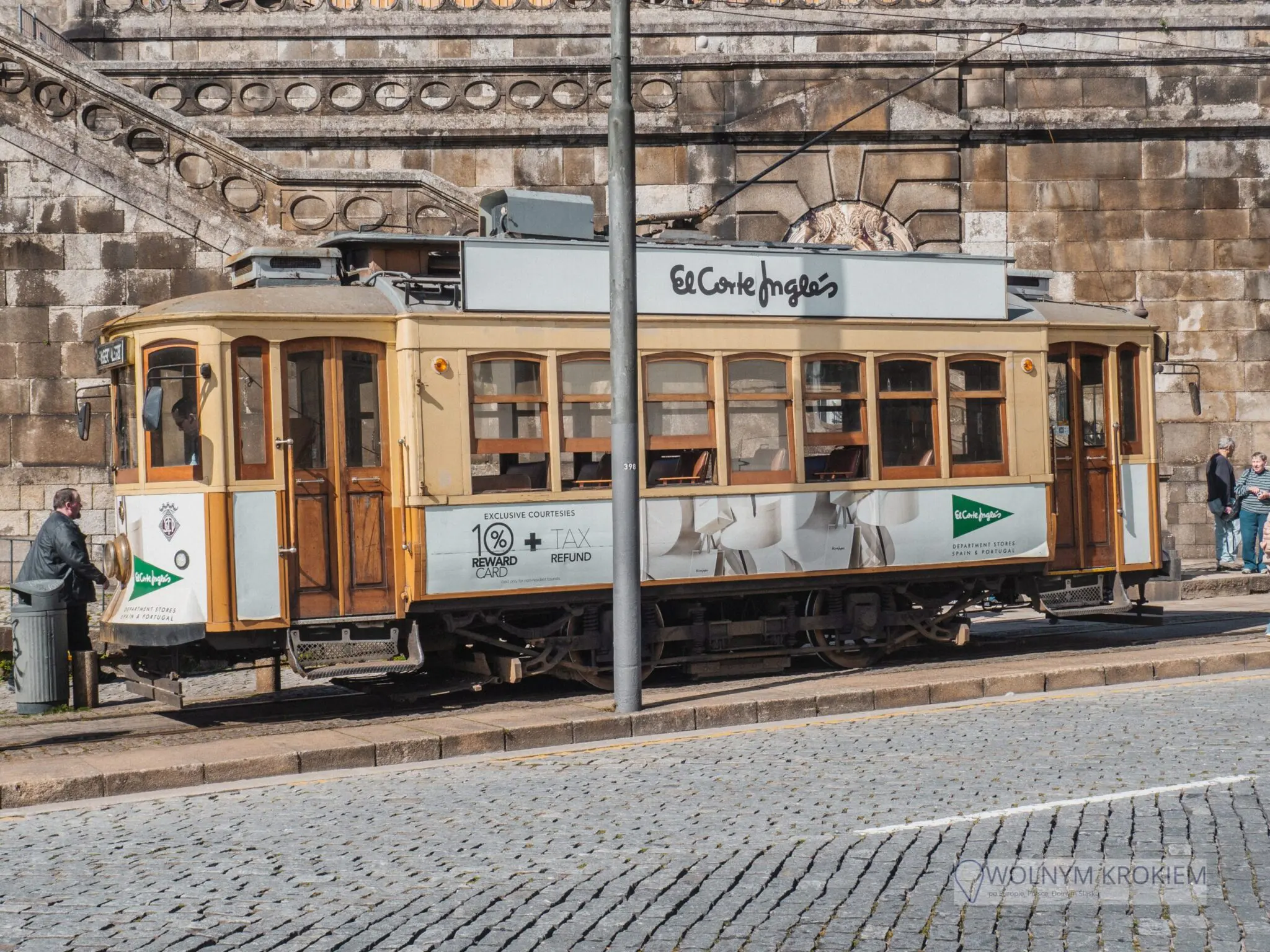 Stary tramwaj w Porto