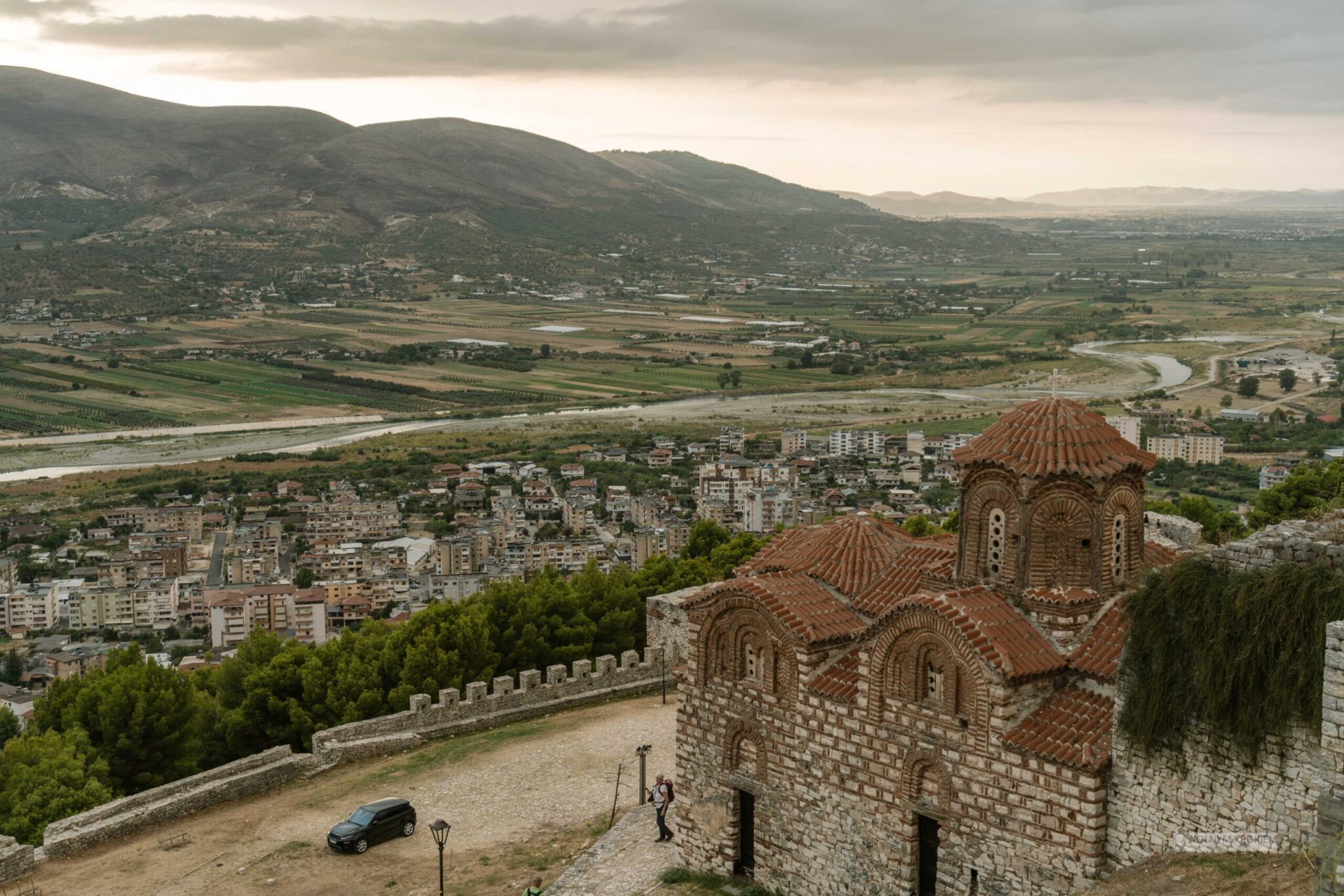 Berat panorama z Zamku Berat