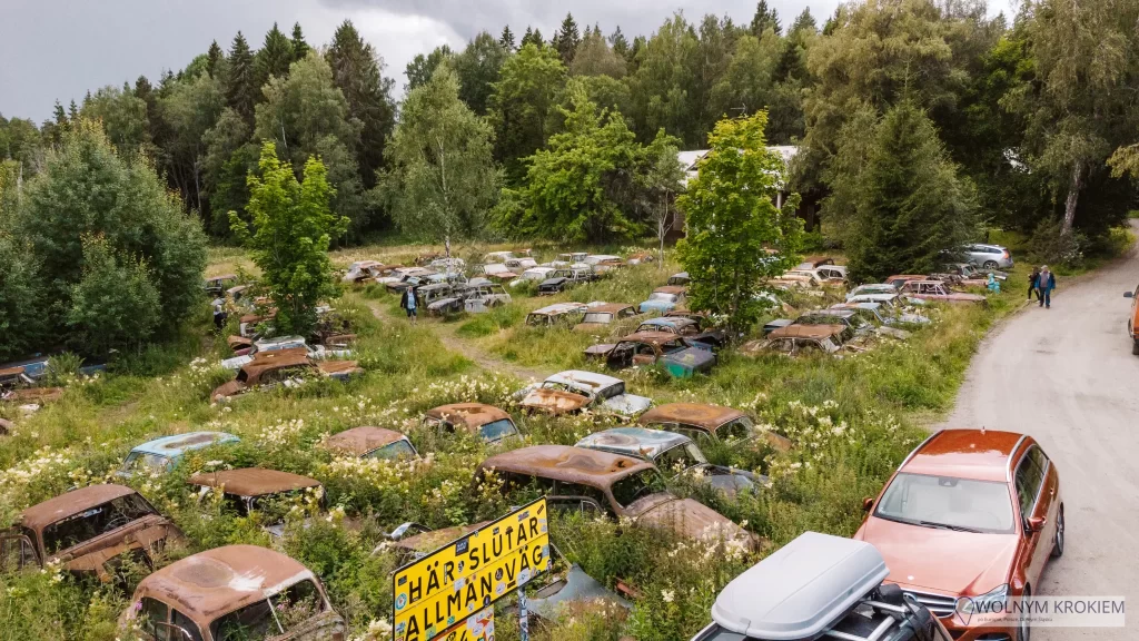 cmentarzysko pojazdów w Szwecji