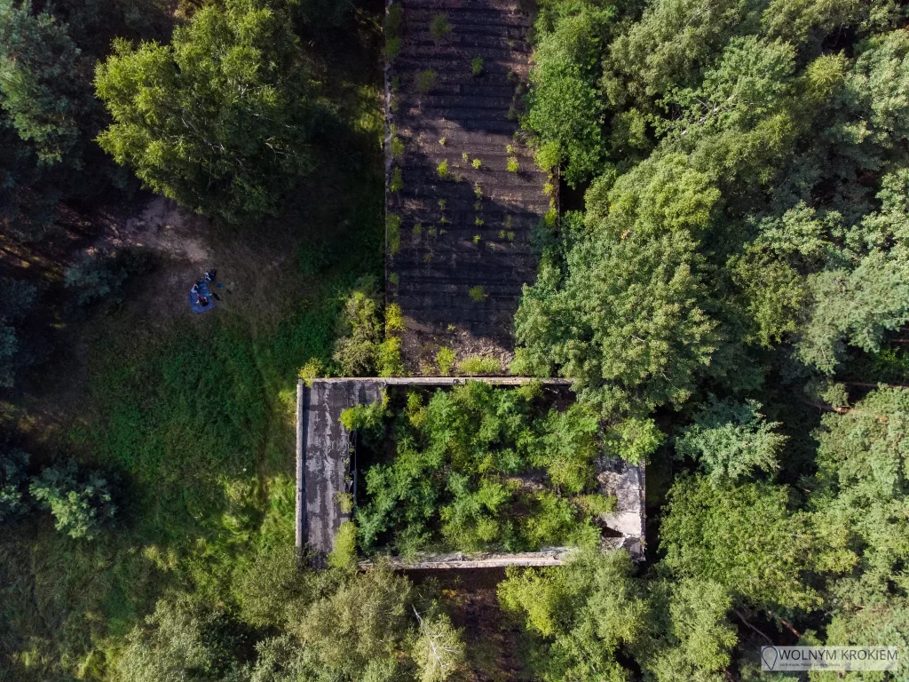 ruiny bazy wojskowej w Przemkowskim Parku Krajobrazowym