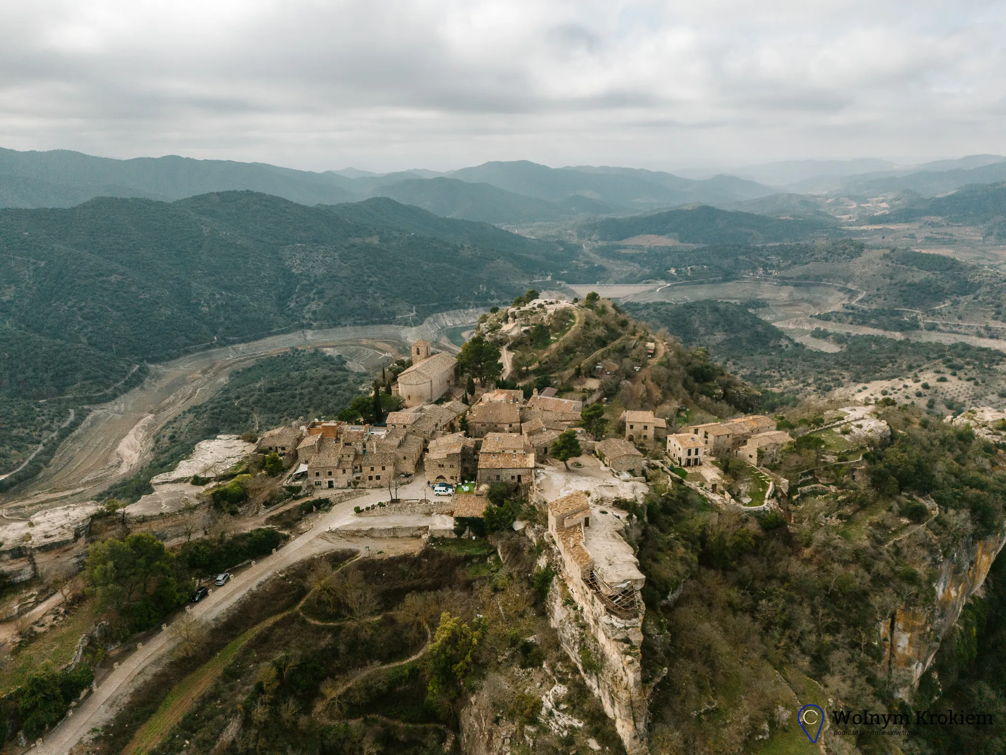 Siurana hiszpania - miasto na skale