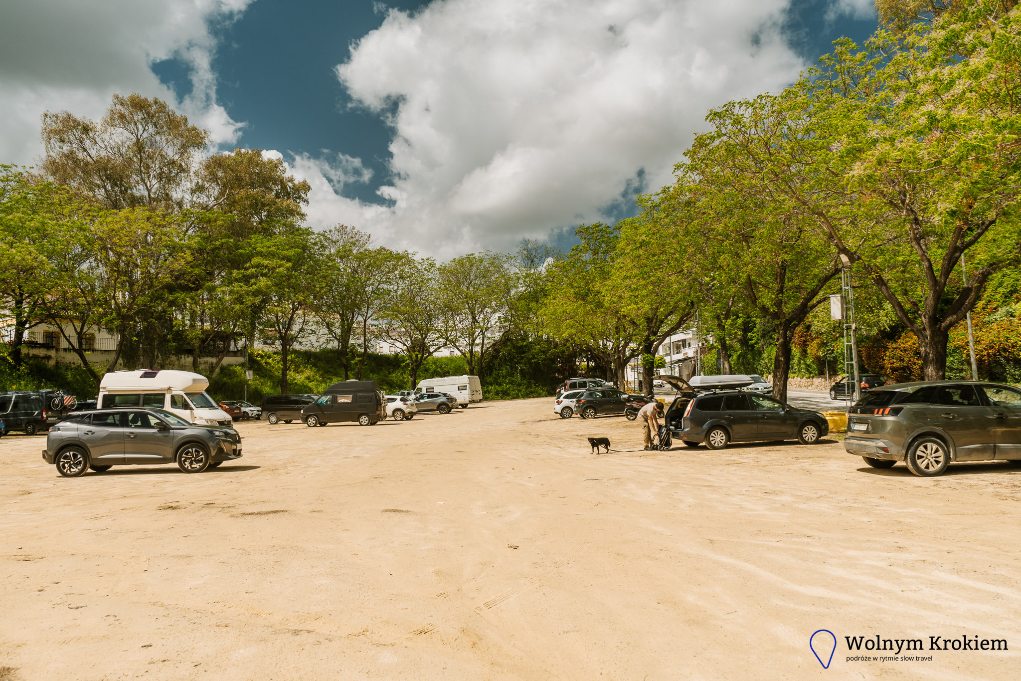 Parking darmowy a Arcos de la Frontera