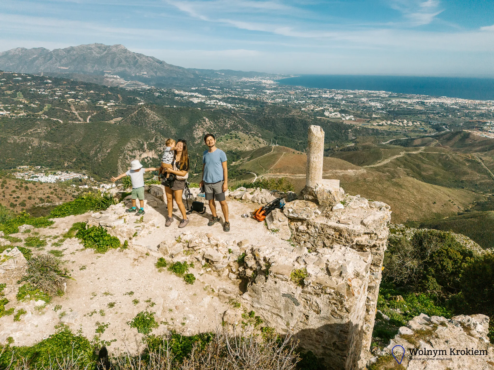 Widok z zamku Benahavis niedaleko Marbella